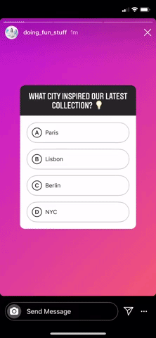 instagram story quiz to increase views