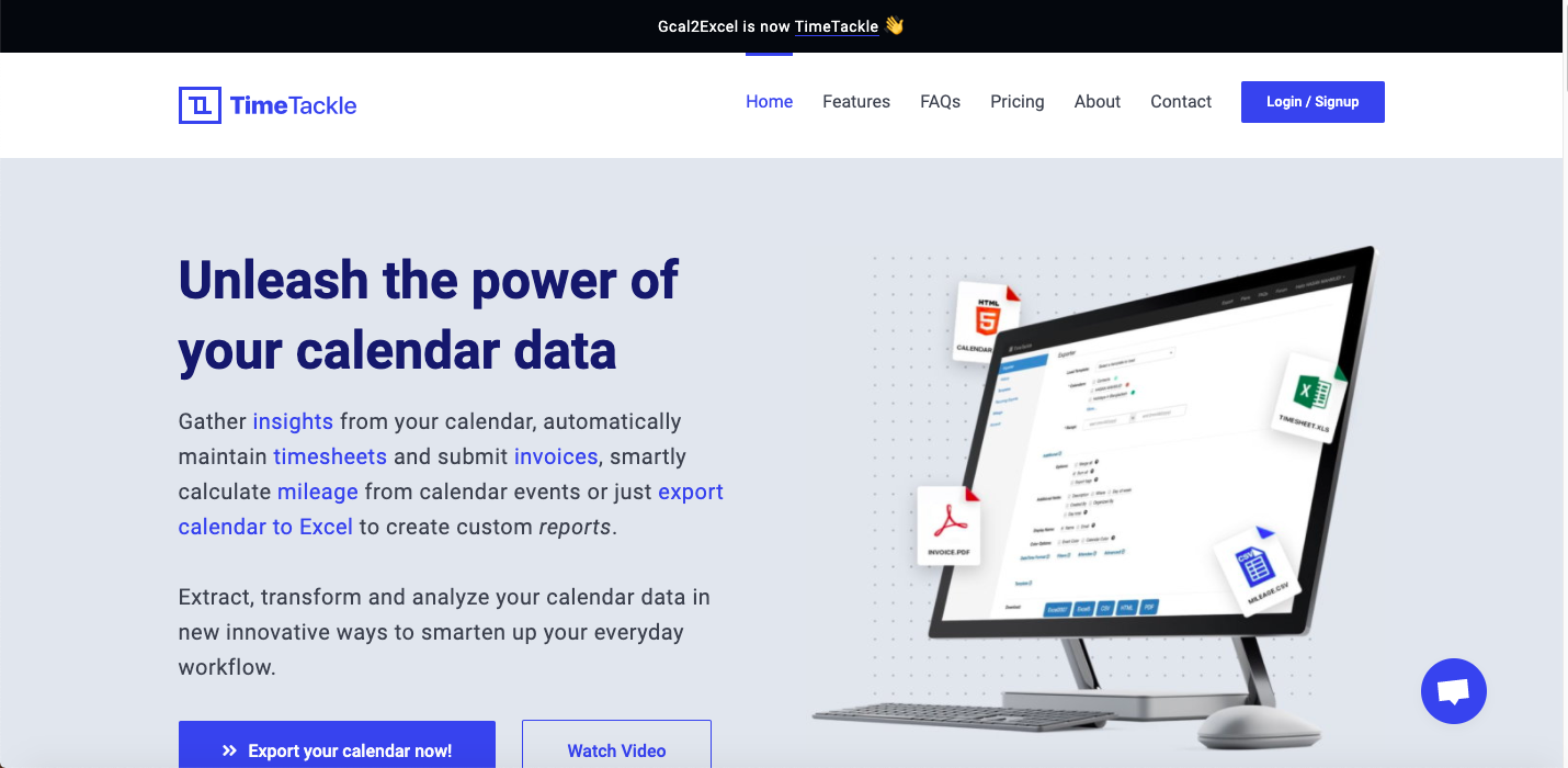 saas homepage
