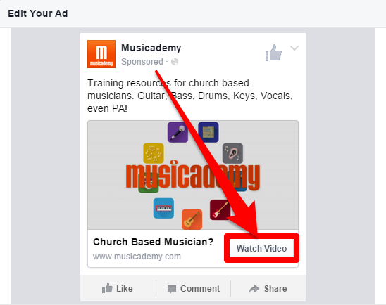 facebook ad example