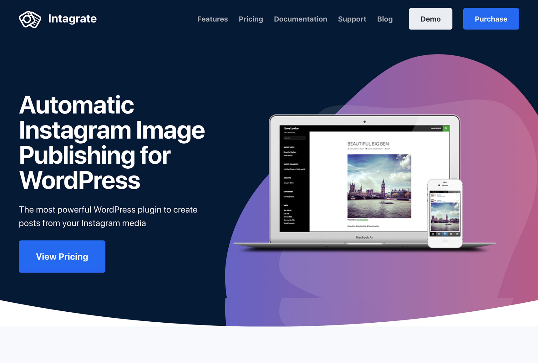 instagram worpress plugin