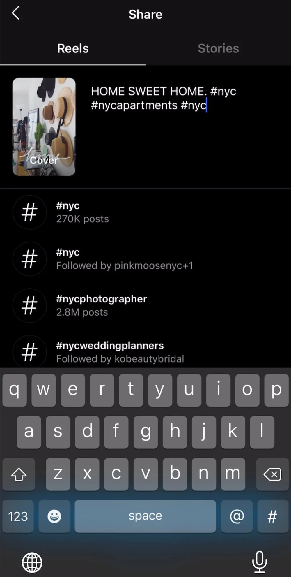 instagram reels hashtags